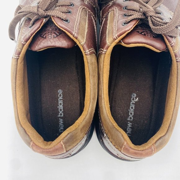 Dunham New Balance Brown Leather Oxford Shoes Lace-Up Men\'s Size 11B DAL08DBR main image 5